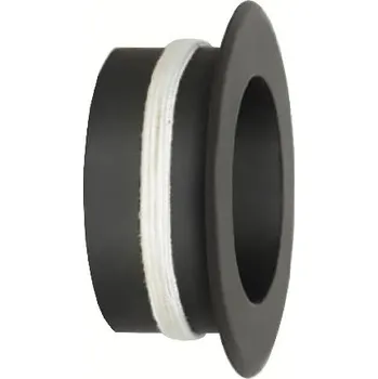 Kouřovod Ostatní Redukce 180/120mm, do keramických komínů s kroužkem, ocel černá