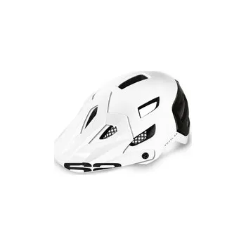 Cyklistická přilba R2 helma Trail bílá-černá matná vel. L