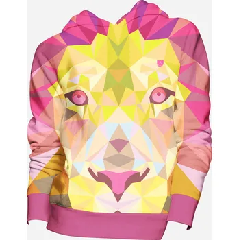 Dámská mikina UTOPY Dámská sportovní mikina Happy Lion fullprint Velikost: XXL