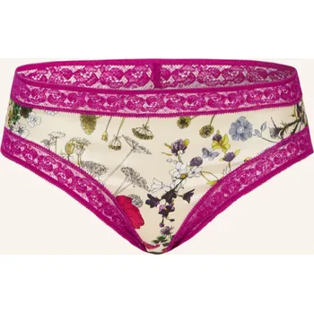 Kalhotky Eres Dámské Kalhotky Fougère Z Hedvábí, fuchsiová / režná /...