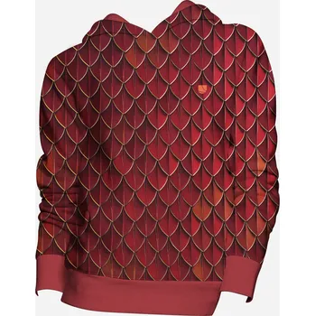 Dámská mikina UTOPY Dámská sportovní mikina Red Shard fullprint Velikost: XXL