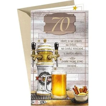 ARGUS Přání k 70. narozeninám 15-6523c70
