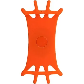 Univerzální držák mobilu na kolo a motorku - oranžový