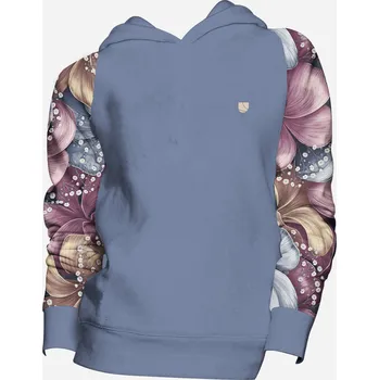 Dámská mikina UTOPY Dámská sportovní mikina Pastel Flowers blue Velikost: M