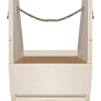 Dřevotéka - Dřevěný nosič na 6 lahví 25x16 cm Dřevěný nosič na 6 lahví 25x16 cm