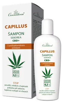Šampon Cannaderm Capillus seborea CBD+ šampon 150 ml