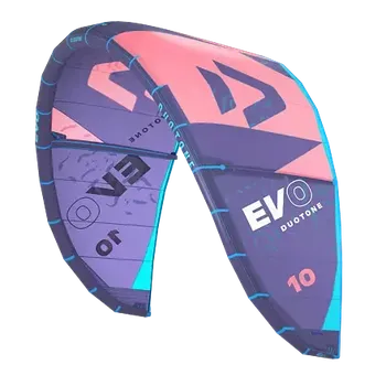 Drak pro kitesurfing kite DUOTONE Evo 10 coral/heron one size One Size