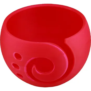 Organizér galanterie Pro Háčkování Miska na klubíčko SPIRÁLA, XL malinová