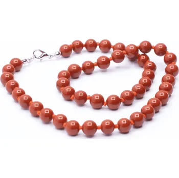 Náhrdelník Milujeme Kameny Jaspis červený - náhrdelník kulička NKAS26 408820