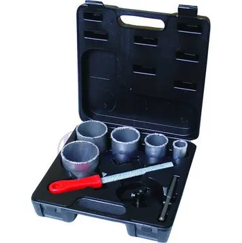 Vrták Vykružovací korunka - sada kufr 8ks