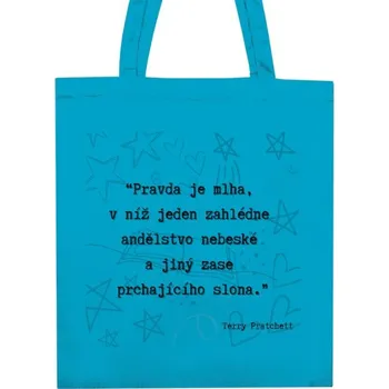 Nákupní taška unisex s potiskem Pravda je mlha...