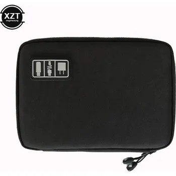 Organizér kabelů Organizér kabelů s cestovní taškou - Černá