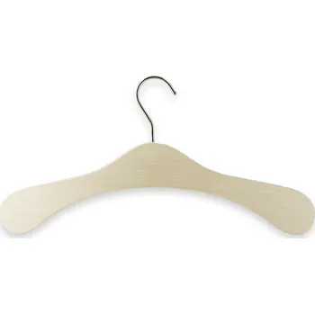 Ramínko Dřevotéka - Dřevěné ramínko na oblečení přírodní buk 42x20 cm 1ks Dřevěné ramínko na oblečení přírodní buk 42x20 cm 1ks