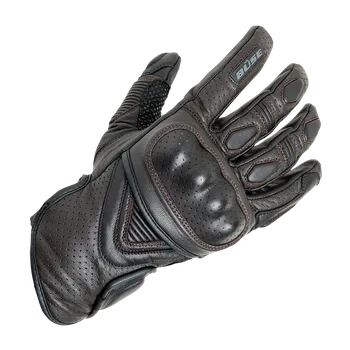 Moto rukavice Büse rukavice Cafe Racer mat černá/ červená mat černá/ červená 11