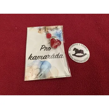 HandMade by VeJa Dárková karta - Pro kamaráda s přívěškem