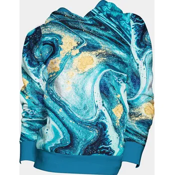 Dámská mikina UTOPY Dámská sportovní mikina Turquois Ardency fullprint Velikost: XXL