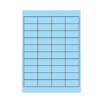 Speciální papír Samolepicí etikety 48,5 x 25,4 mm, A4 - modré (100 ks)