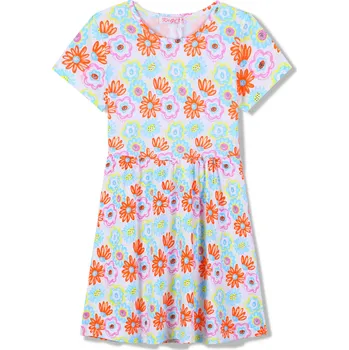 Dívčí šaty Dívčí šaty - KUGO CS1066, bílá Barva: Bílá, Velikost: 116