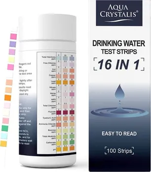 Aqua Crystalis Testovací proužky na test vody 16v1 100 ks