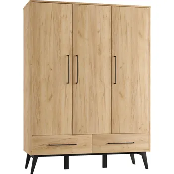 Šatní skříň Třídveřová šatní skříň 3D Pinio Retro L/P