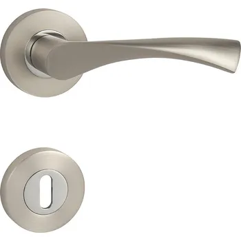 Dveřní kování MPK - SPIRIT - R rozety BB, klika/klika NP/OC - Nikl perla / chrom lesklý