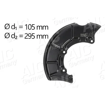 Brzdový kotouč Ochranný plech proti rozstřikování, brzdový kotouč A.I.C. 55430