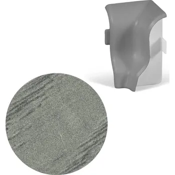 soklová lišta NOVÁK Vnitřní roh k soklové liště MDF 40x20 dub Belfort stříbrný, 1 ks M08-AMVR011