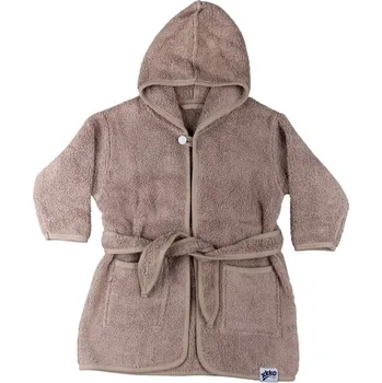 Dívčí župan XKKO biobavlněný froté župan hnědá 86