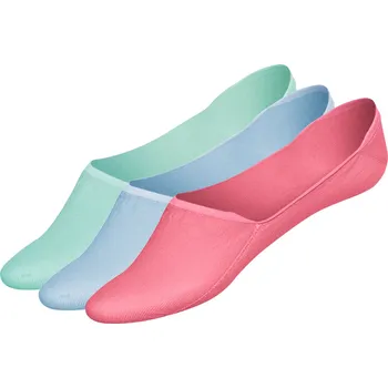 Dámské ponožky esmara® Dámské / Pánské bezešvé nízké ponožky, 3 páry (střední provedení, růžová/mintová/modrá, 35-38)