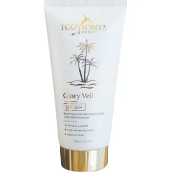 Přípravek na opalování Eco by Sonya Glory Veil přírodní opalovací krém SPF50+ 150 ml