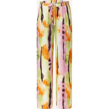 Mrs & Hugs Dámské Marlene Kalhoty, světle zelená / růžová /...