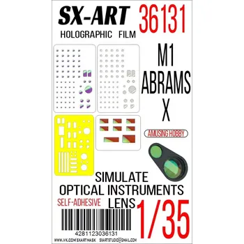 Plastikový model SX-ART 1/35 Holographic film M1 Abrams X (AMUS.H.)