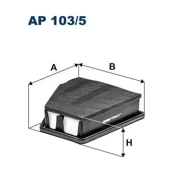 Vzduchový filtr Vzduchový filtr FILTRON AP 103/5
