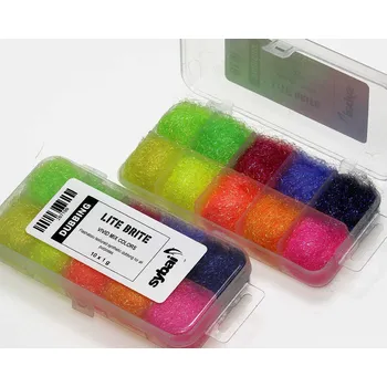 Sybai Lite Brite Dubbing Box Vivid Colors