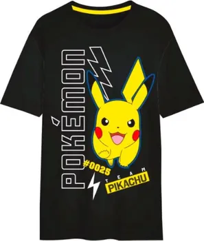 Chlapecké tričko Pokémon Team Pikachu černé