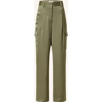 Ba&Sh Dámské Cargo Kalhoty Cary Ze Saténu, khaki, 32