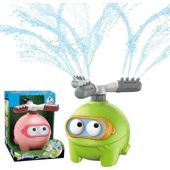 Bazén Alltoys Stříkací žába na zahradu - zelená