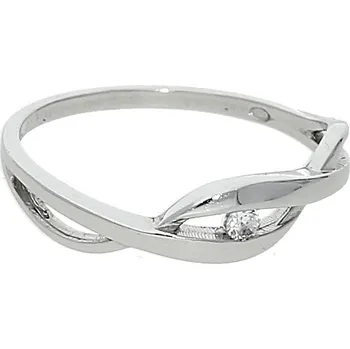 Módní doplněk Goldstore Stříbrný jemný prsten zirkon Velikost: 53
