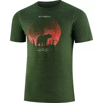 Pánské termoprádlo BRUBECK Outdoor wool XXL zelená