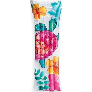 Nafukovací lehátko INTEX FASHION 59720, bílá/růžová