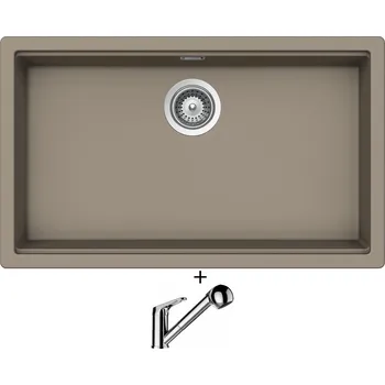 Granitový dřez Granitový dřez SET Schock KIRUNA N-100XL Twilight + Schock COSMO 525122 chrom
