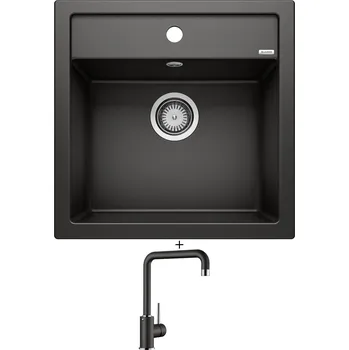 Granitový dřez Granitový dřez SET Blanco DALAGO 5 černá + Blanco MILI černá 526159