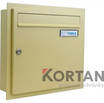 Poštovní schránka 1x poštovní schránka A-01 k zazdění do sloupku + orámování L profilem - RAL standardní RAL 7016 - antracit