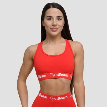 Podprsenka GymBeam Sportovní podprsenka Simple Rouge Red M červená