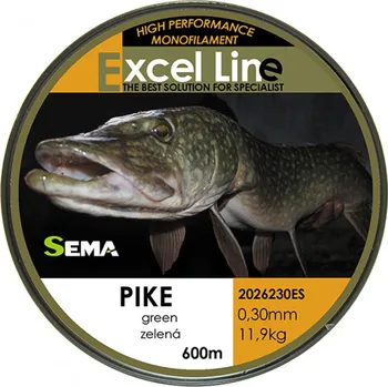 Sema Vlasec Excel Line Pike 600m/0,33mm - 13.1kg - zelená
