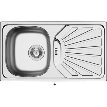 Nerezový dřez Nerezový dřez SET Pyramis ET 78 3 1/2 MARGARITA nerez + Pyramis SILVIO chrom