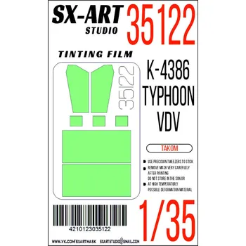Plastikový model SX-ART 1/35 Tinting film K-4386 Typhoon-VDV (RPG)