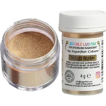 Potravinářské barvivo Sugarflair Sugarflair jedlá prachová perleťová barva - zlatá - Gold Rush 4g