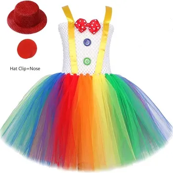 Karnevalový kostým Dětský kostým klauna s tutu sukní - 02,8 let