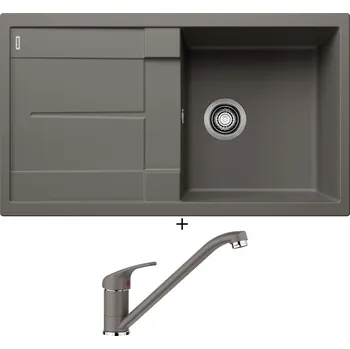 Granitový dřez Granitový dřez SET Blanco METRA 5 S šedá vulkán 527293 + Blanco DARAS šedá vulkán 526934